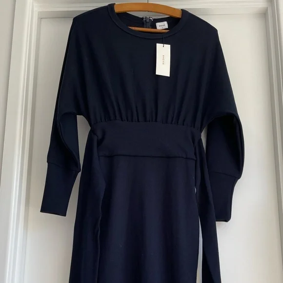 Sheike Mirage Navy Long Sleeve Dress | Size 6 - Picture 3 of 7